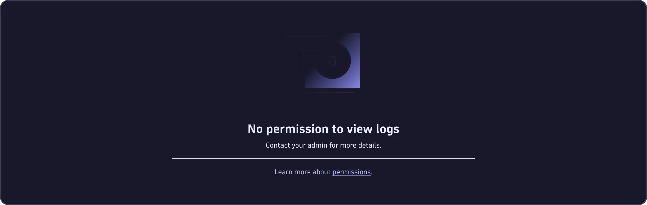 Limited permissions