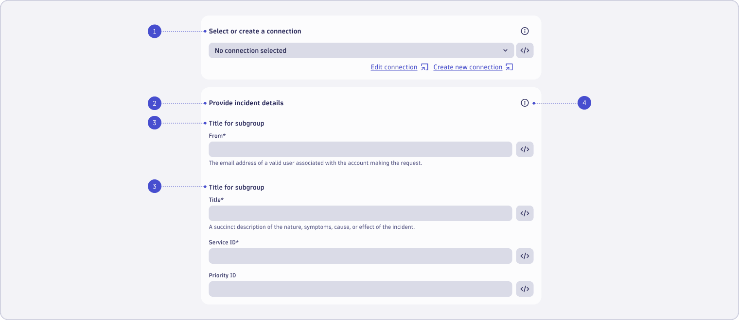 workflow action building blocks