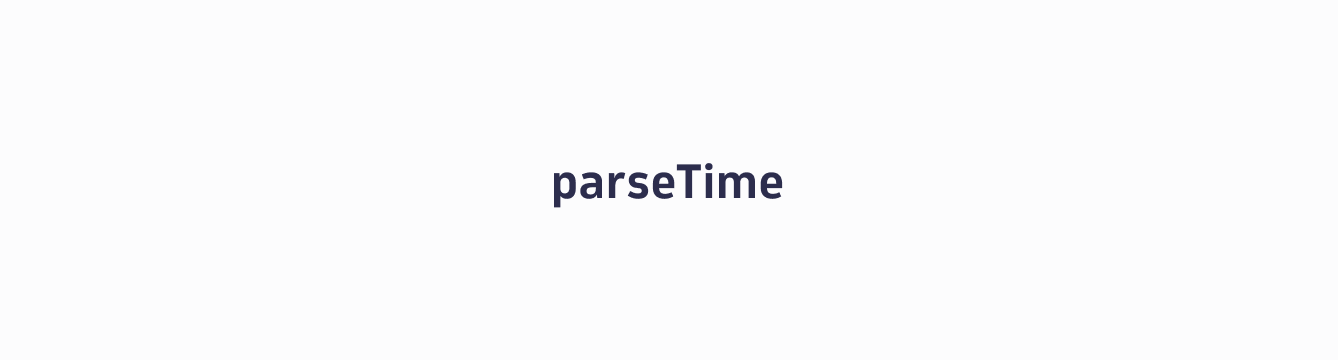 parseTime